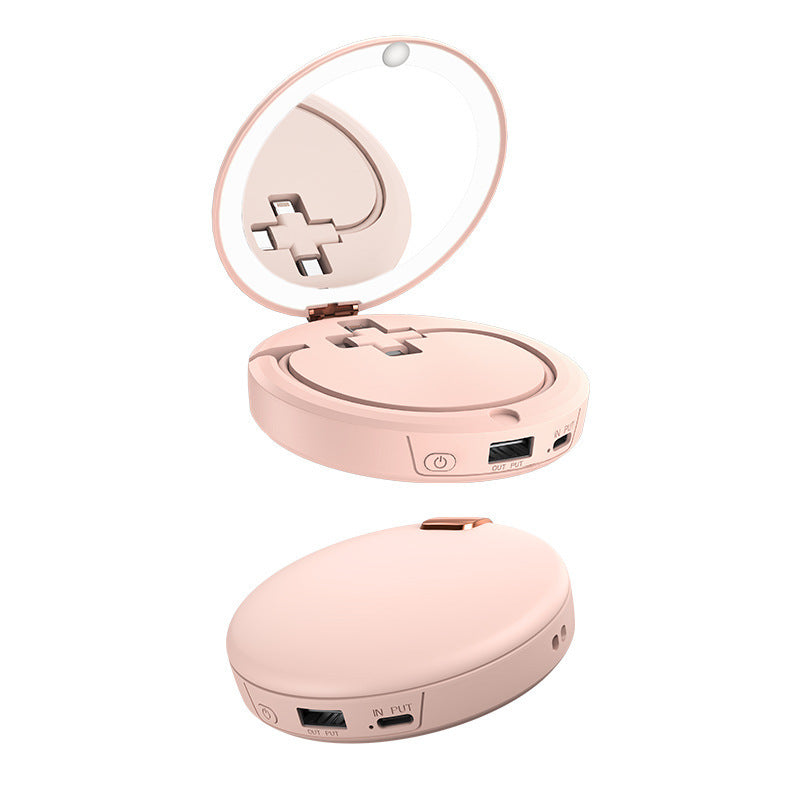 Makeup Mirror Hand Warmer Mini Power bank